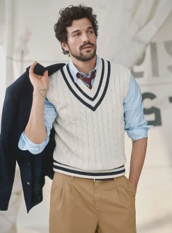 Preppy sweater vest