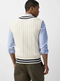 Preppy sweater vest