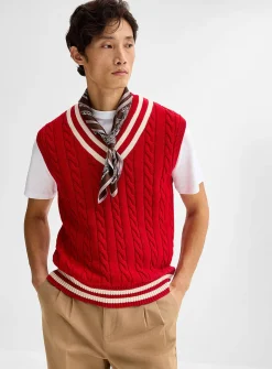Preppy sweater vest