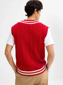 Preppy sweater vest