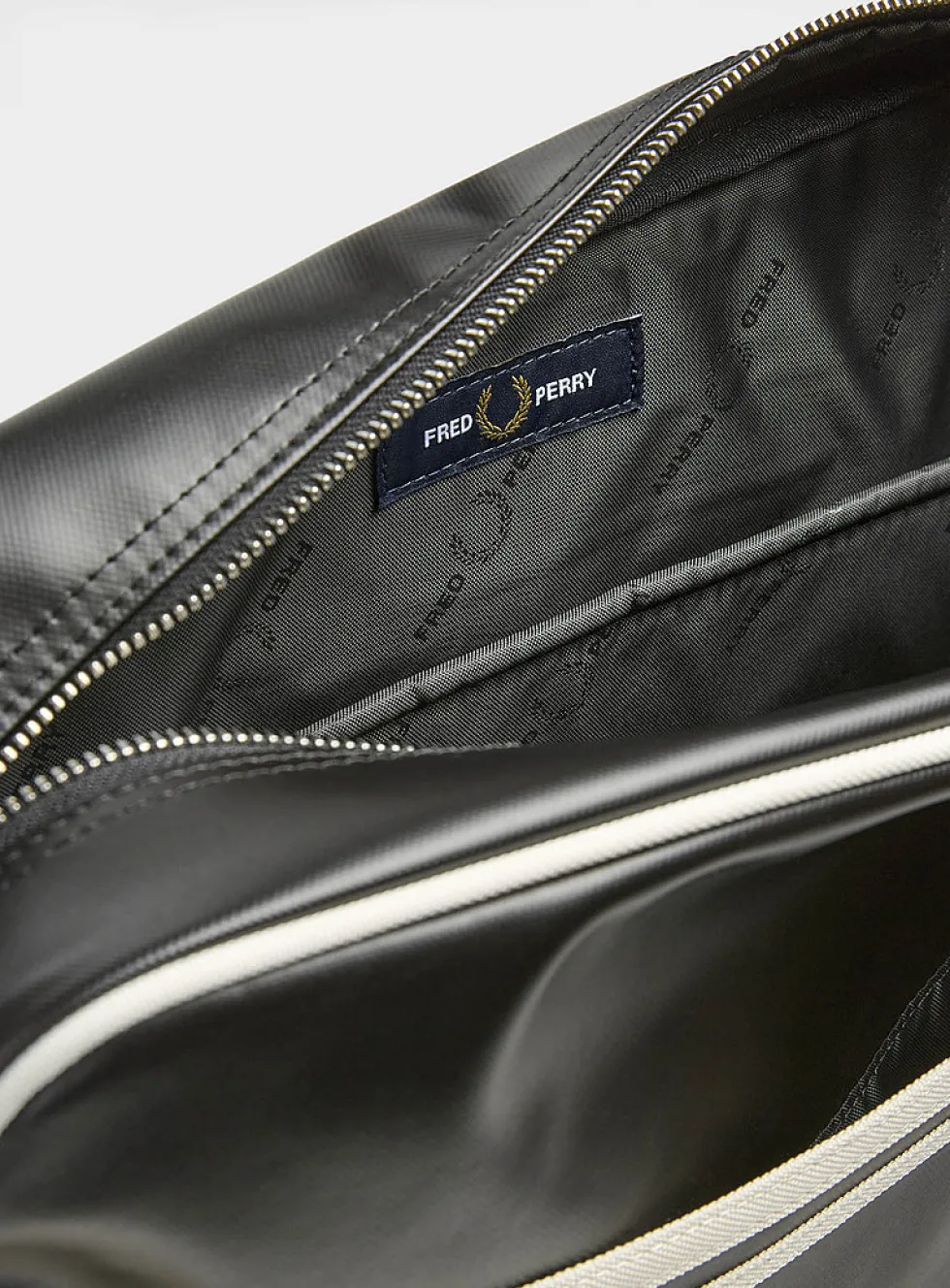 Preppy-stripe laptop bag