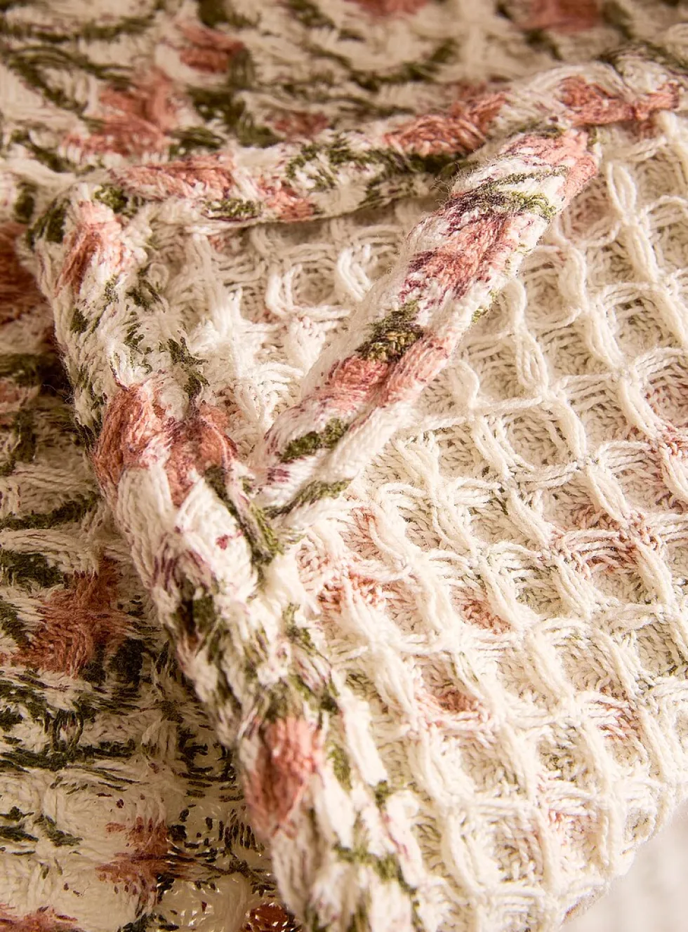 Printed pattern tea towel