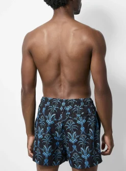 Printed stretch swim short