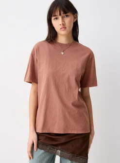 Printed washed T-shirt
