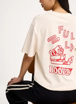 Printed washed T-shirt