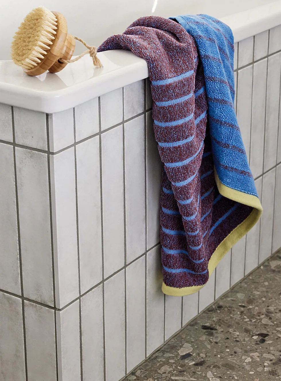 Promenade striped towel set
