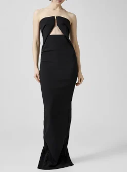 Prong cutout bust dress