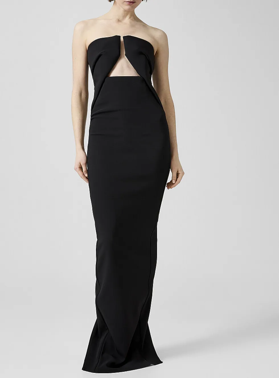 Prong cutout bust dress
