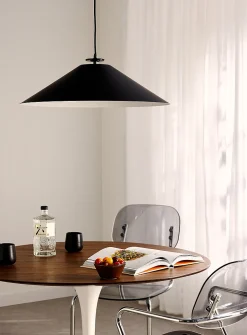 Prudence matte black light fixture