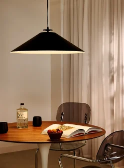 Prudence matte black light fixture