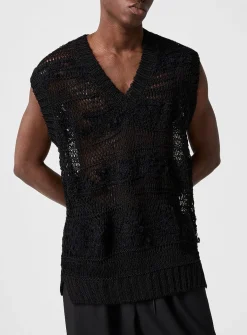 Pulled threads grunge sweater