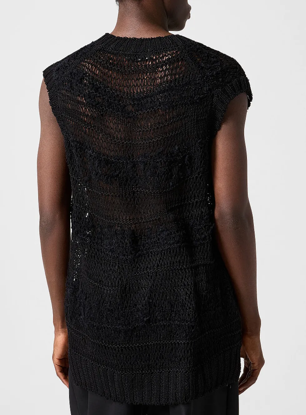 Pulled threads grunge sweater