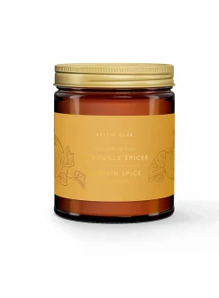Pumpkin spice scented soy candle