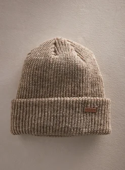 Pure Canadian wool ribbed tuque