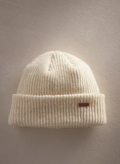 Pure Canadian wool ribbed tuque