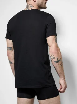 Pure cotton crew neck undershirts