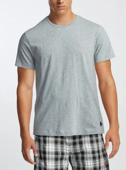 Pure cotton crew-neck undershirt