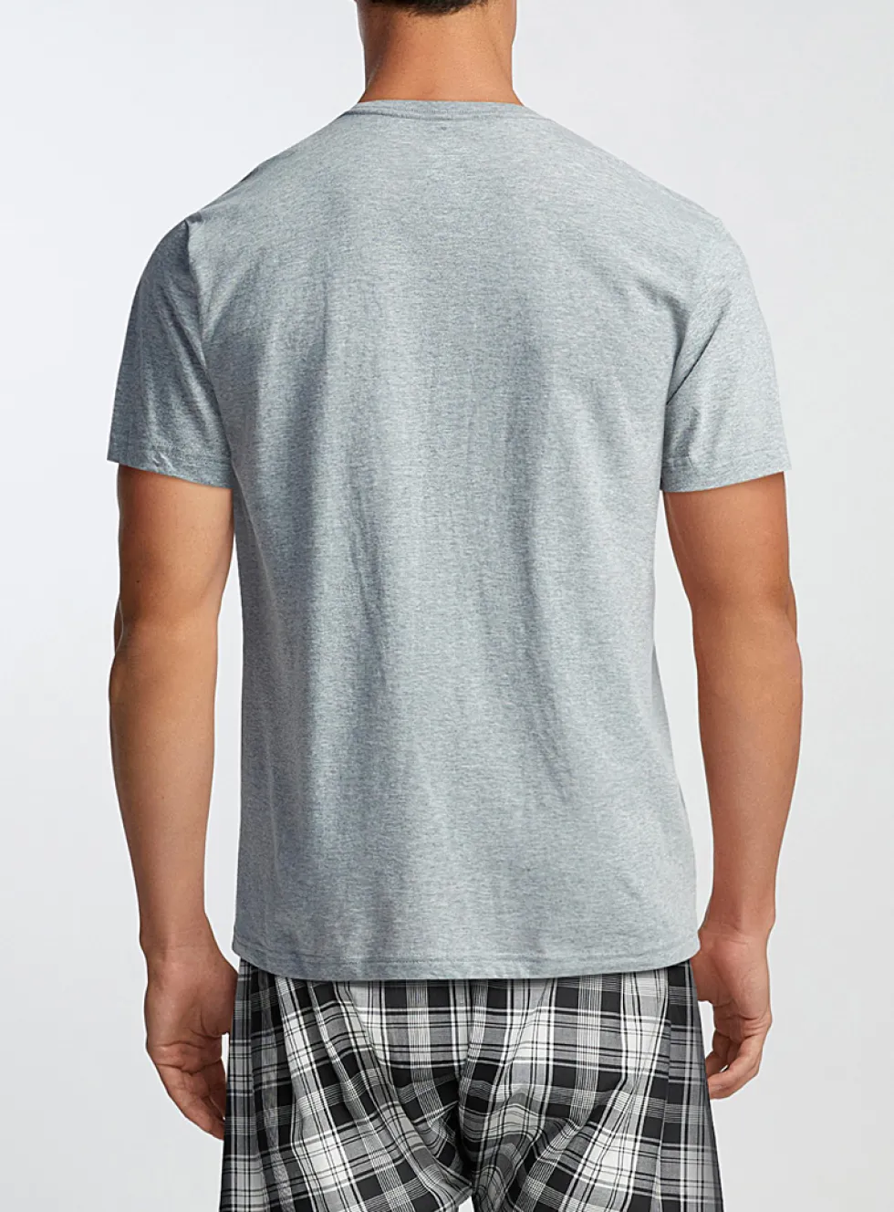 Pure cotton crew-neck undershirt