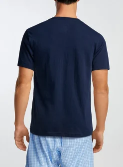 Pure cotton crew-neck undershirt