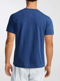 Pure cotton crew-neck undershirt