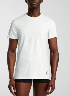 Pure cotton crew-neck undershirt