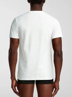 Pure cotton crew-neck undershirt