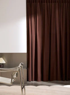 Pure cotton solid curtain