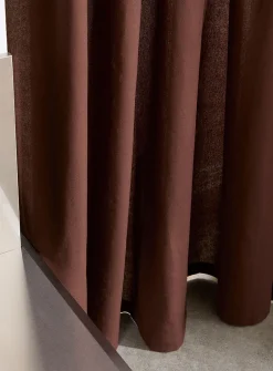 Pure cotton solid curtain