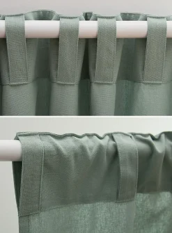 Pure cotton solid curtain