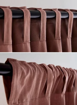 Pure cotton solid curtain