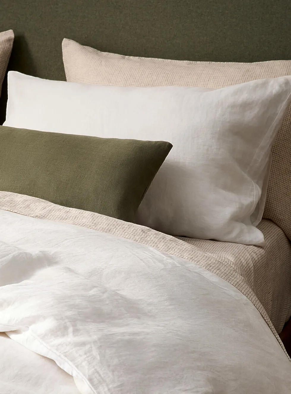 Pure European linen pillow sham