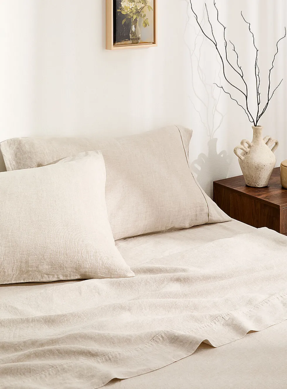 Pure European linen pillowcases