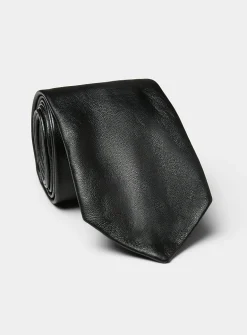 Pure lambskin tie