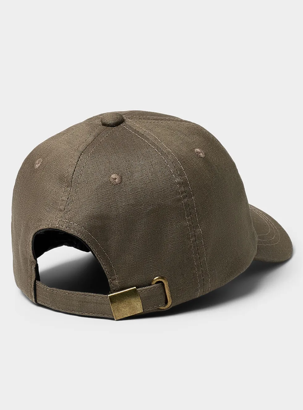 Pure linen baseball cap