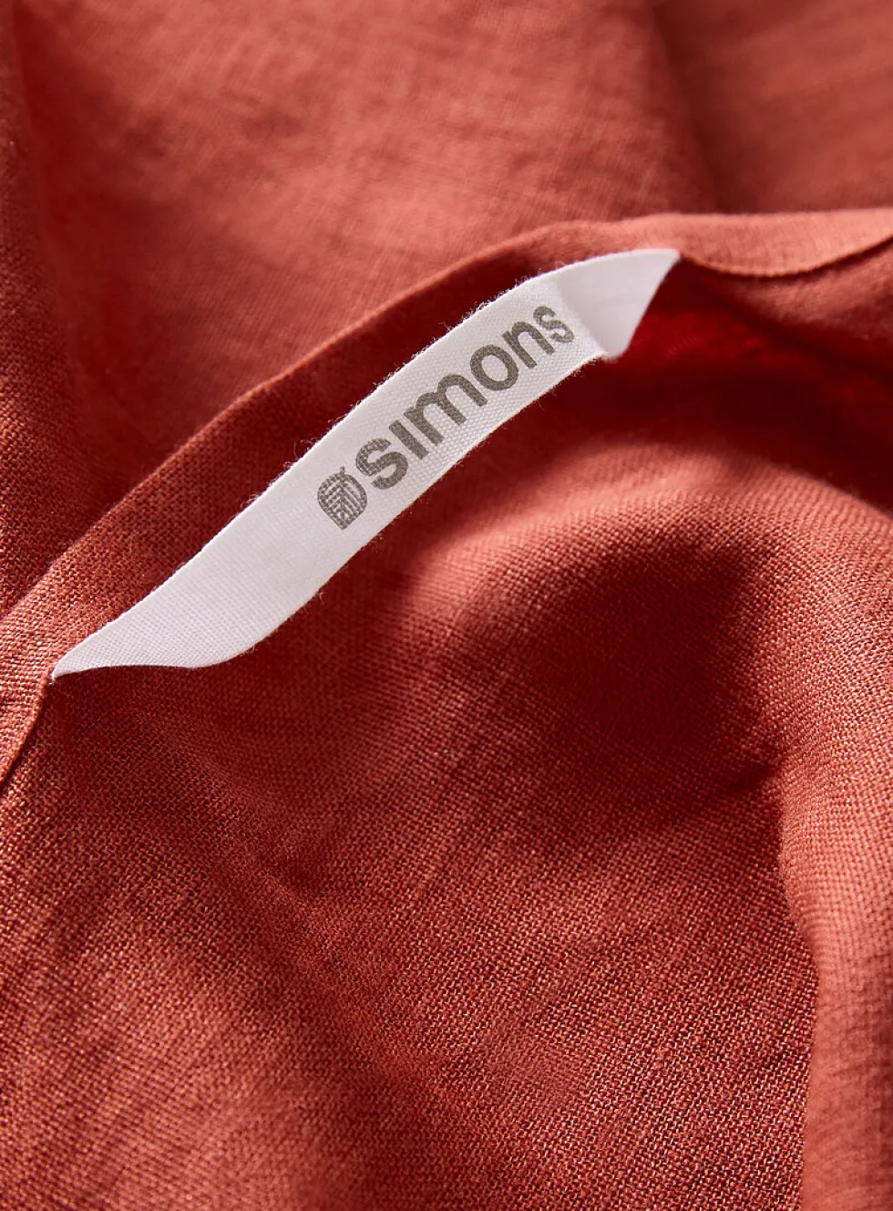 Pure linen chambray tea towel