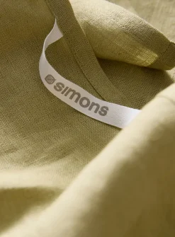 Pure linen chambray tea towel