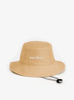 Pure linen colourful bucket hat