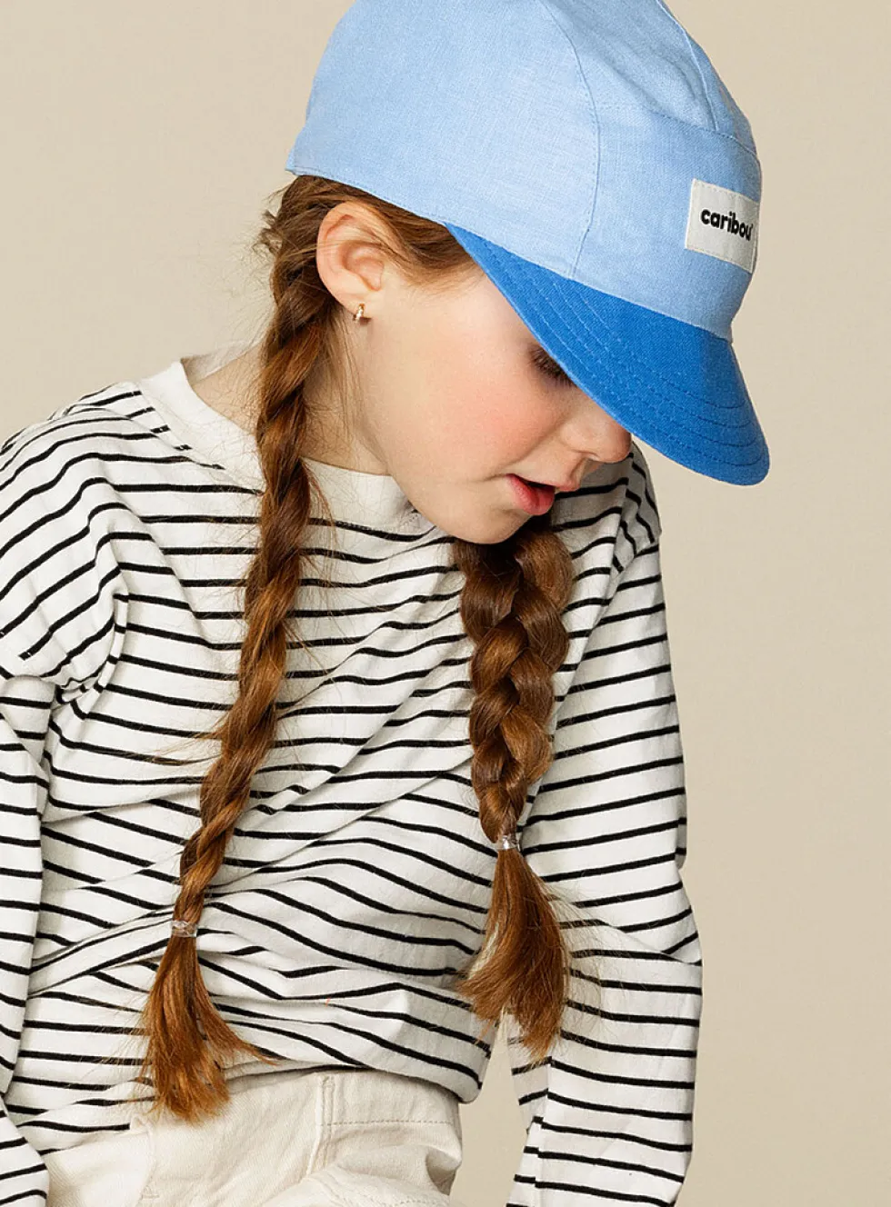 Pure linen colourful cap