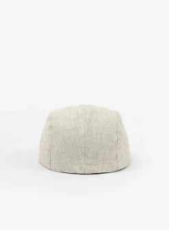 Pure linen colourful cap