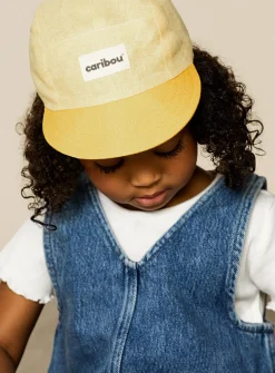 Pure linen colourful cap