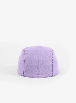 Pure linen colourful cap