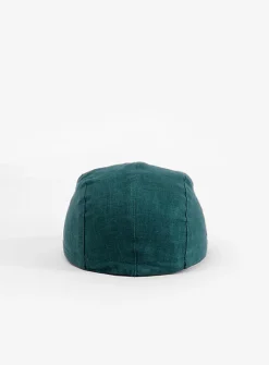 Pure linen colourful cap
