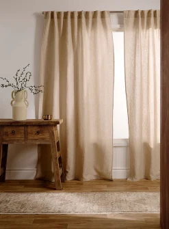Pure linen curtain