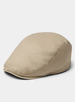 Pure linen driver cap
