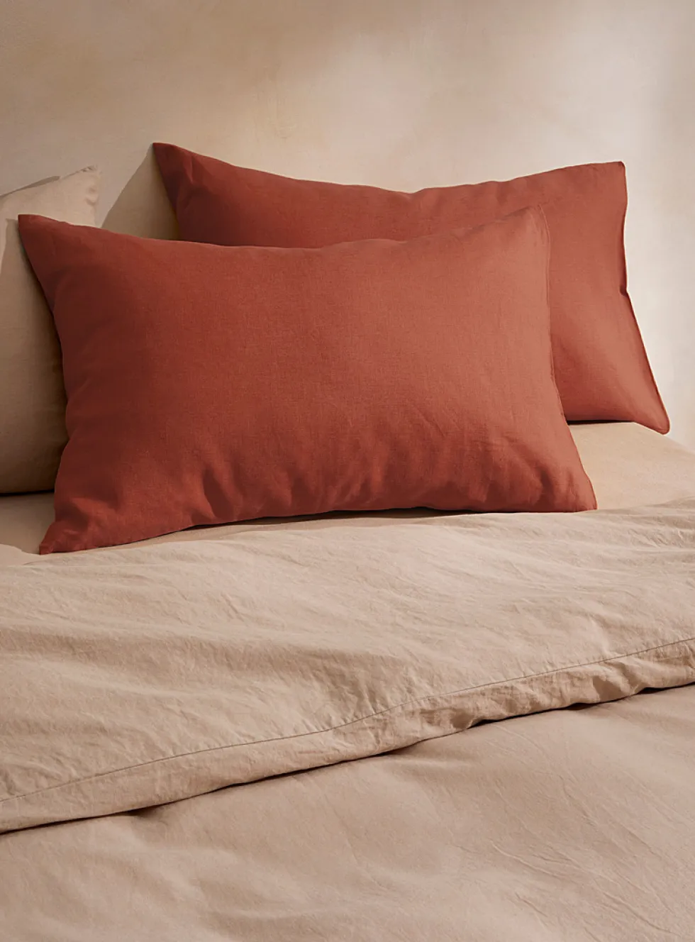 Pure linen pillow cases