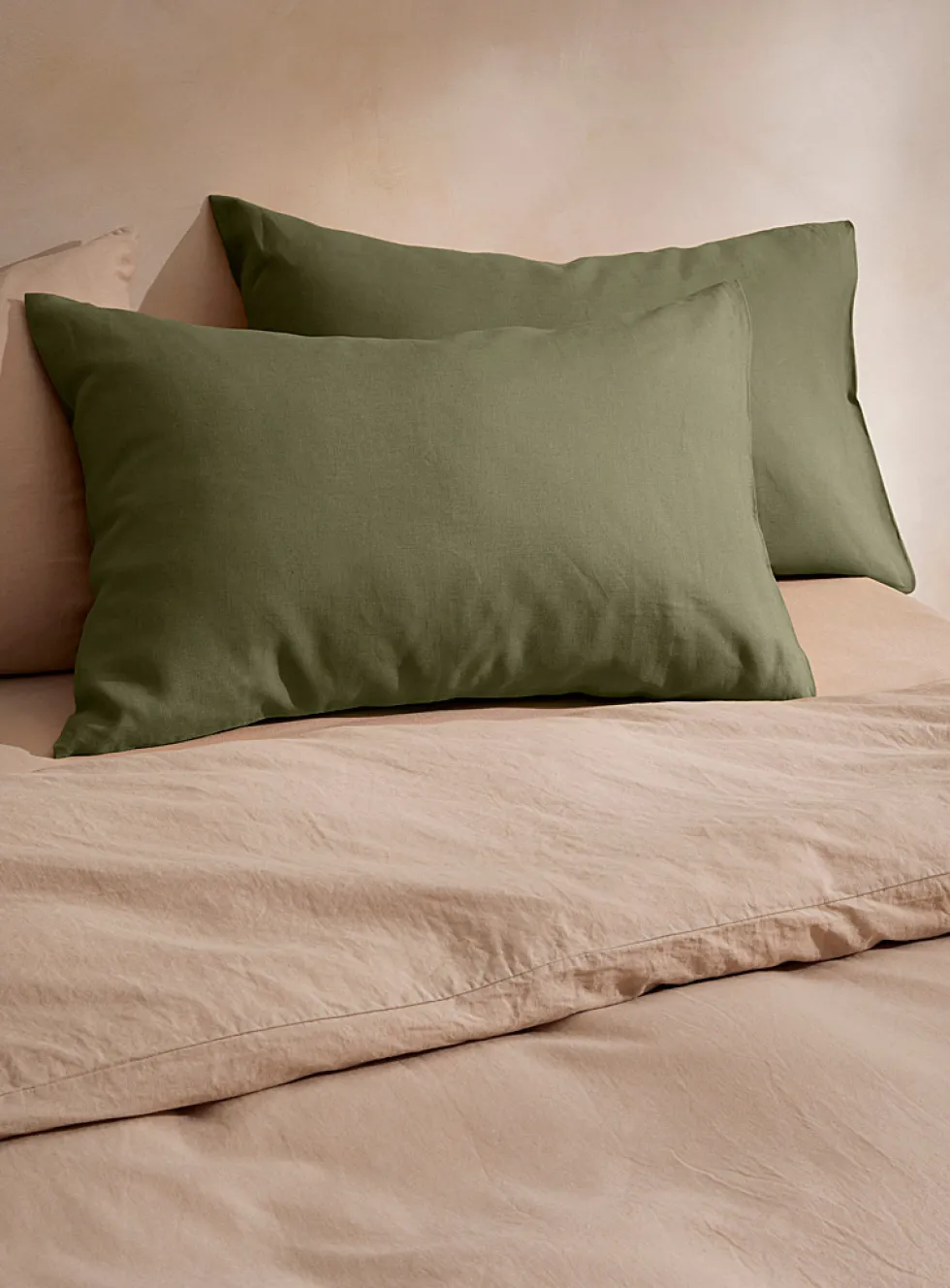 Pure linen pillow cases