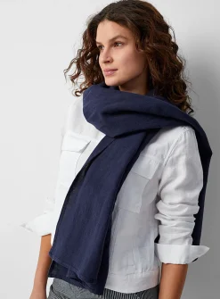 Pure linen shawl