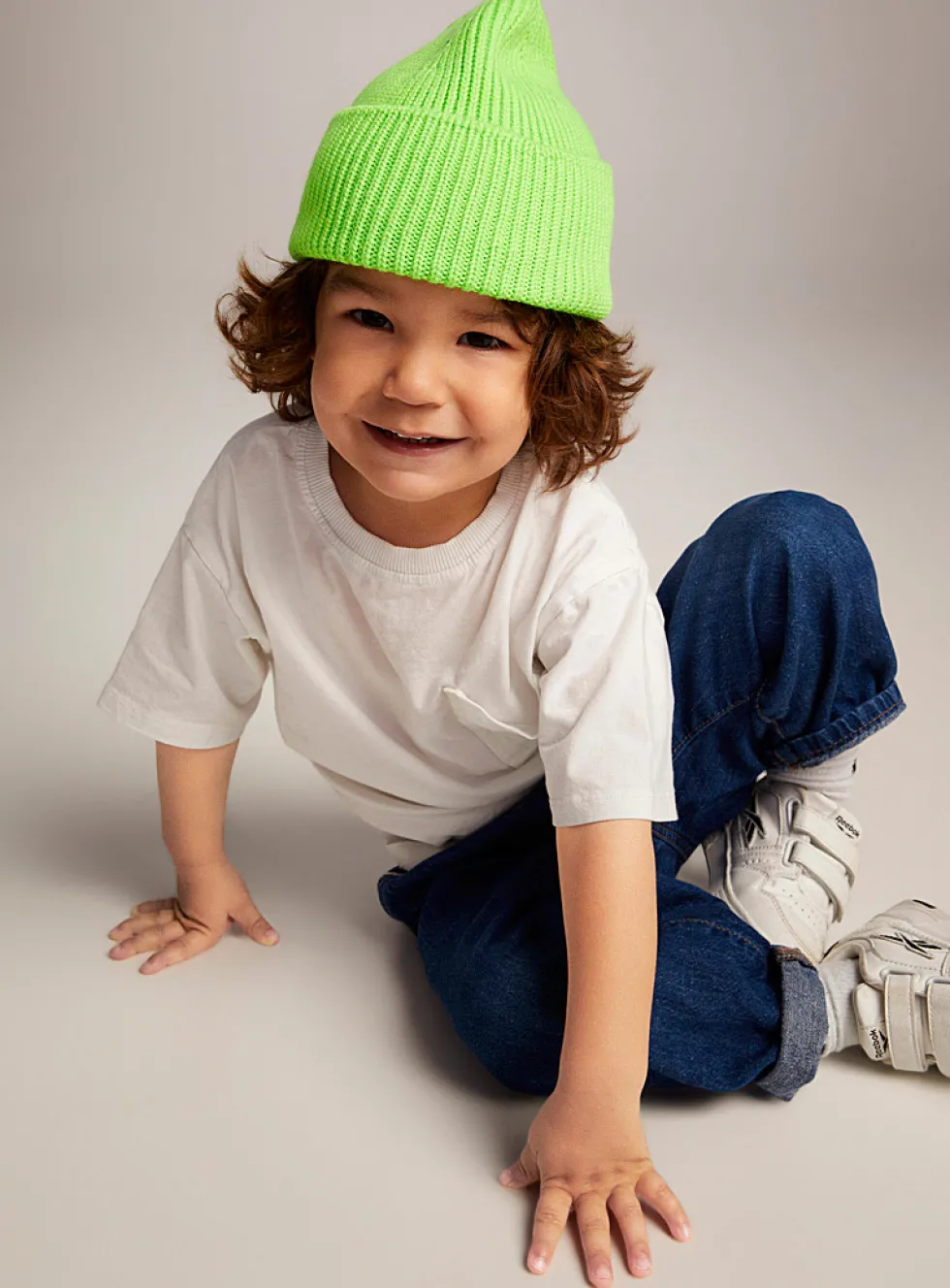 Pure merino wool children's tuque