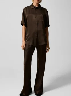 Pure silk pant