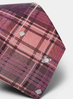 Pure silk tartan tie